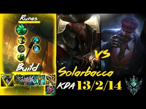 [ Solarbacca ] Gangplank vs Graves Top -  Season 11 - Platinum I 92 LP