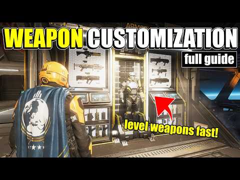 Complete Weapon Customization Guide (fastest leveling method & top priority weapons) | Helldivers 2