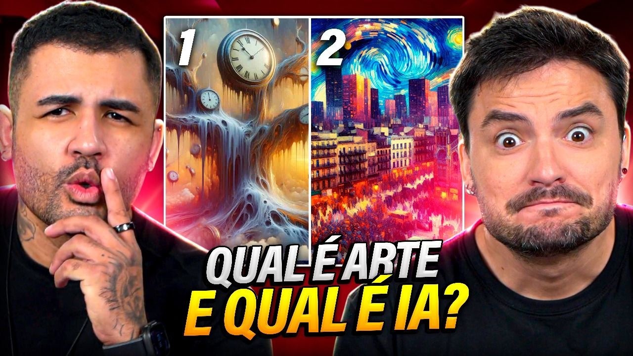 QUAL É A ARTE E QUAL É IA?