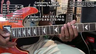 How To Understand And Play The DORIAN SCALE In ANY KEY On Guitar