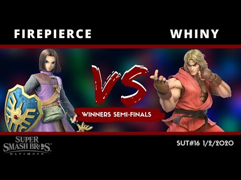 SUT #17 - WINNERS SEMI-FINALS - Firepierce (Hero) Vs. Whiny (Ken) - SSBU Tournament