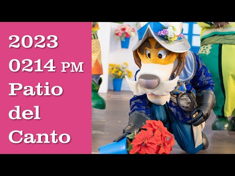 【志摩スペイン村】20230214PM/パティオデルカント【4K固定アングル】