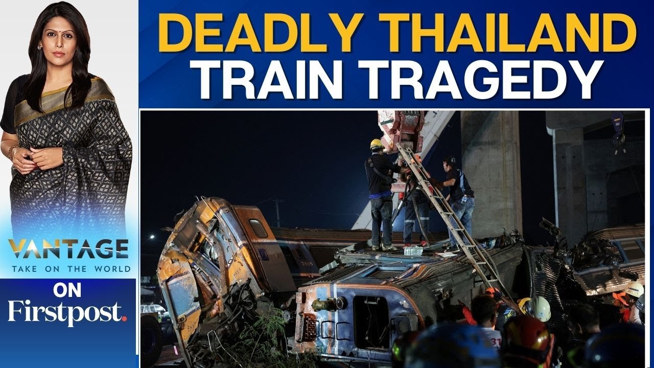 Thailand Train Accident: Crane Collapses on Passenger Train, Killing 32 | Vantage with Palki Sharma