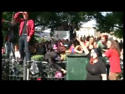 Primitive left-wingers show their monkey-like behaviour at EDL demonstration in Stockholm