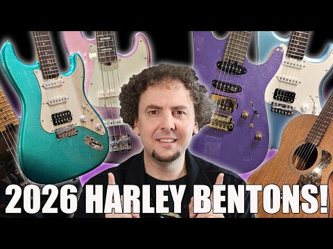 Harley Benton’s 2026 prototype guitars and basses from Guitar Summit 2025! Specs, dates, prices...