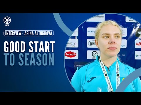 Interview | Arina Altukhova 🇰🇿🥉 50m Rifle 3 Positions Women - ISSF World Cup Buenos Aires