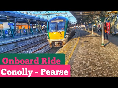 Ride from Conolly~Pearse onboard a 22000 class InterCity train 22212+22312   17/4/2021