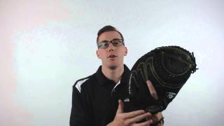 Video thumbnail: Louisville Slugger Zephyr Fastpitch Series: FGZRBK5-CTM1 Catcher's Mitt