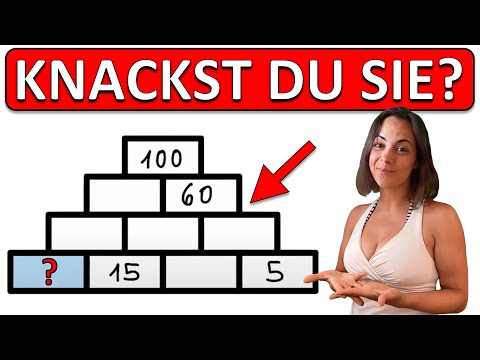 Findest DU alle ZAHLEN? | Zahlenpyramide lösen als Gleichungssystem