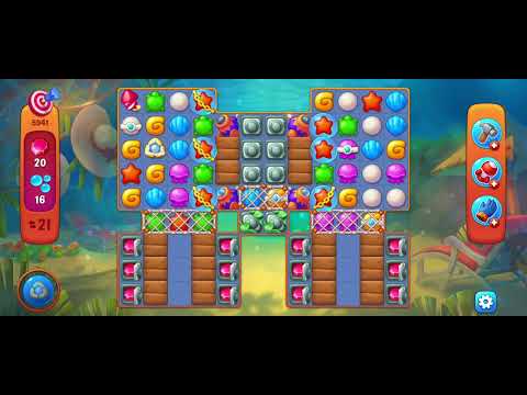 #Unlocking New Level 5943 #fishdom #playrix  #challenge #Pretty Aqua Fishdom Gaming