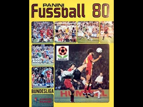 STICKERS PANINI BUNDESLIGA CHAMPIONSHIP 1980 HAMBURGER SV