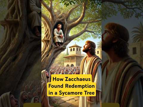 How Zacchaeus Found Redemption in a Sycamore Tree 🌳 #biblestories