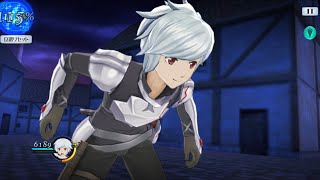テイルズオブザレイズ ダンまちコラボ鏡装、裏鏡装、魔鏡技、アイズのコンボ