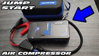AUTOONE 6000A JUMP STARTER / AIR COMPRESSOR - GAS & DIESEL WITH LED FLASHLIGHT REVIEW