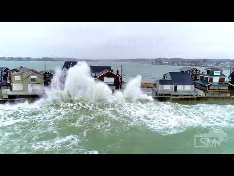 01-23-2023 Scituate, MA - Monster Waves, Coastal Flooding & Astronomically High Tides