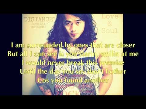 Jireh Lim - "Distance" Lyrics