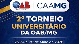 ARBITRAL DO SEGUNDO TORNEIO UNIVERSITÁRIO DA OABMG