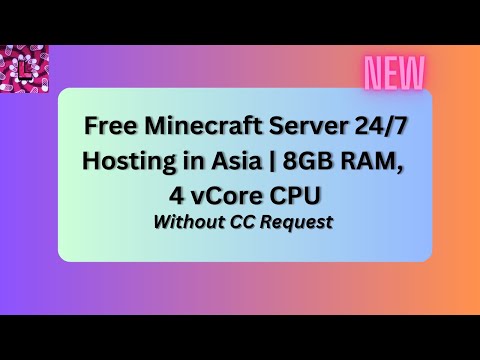 LEGEND YT 4K - Free Minecraft Server 24/7 Hosting in Asia 🌍 | 8GB RAM, 4 vCore CPU, 10GB Disk 🚀