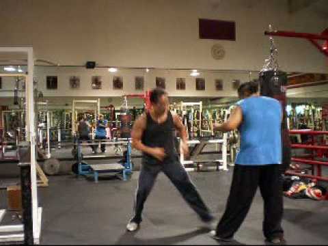 Trapping drills with Ricardo and Ray at Gold's gym