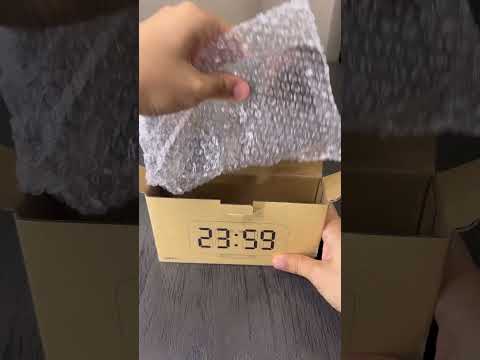 Friday Project: Set up my digital alarm clock! ✨ #shorts #shortsvideo #digitalclock #amazonfinds