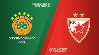 EuroLeague - Crvena Zvezda MTS Belgrade - Panathinaikos OPAP Athens - DeShaun Thomas - Nick Calathes - James Gist