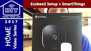 Ecobee3 Smart Wifi Thermostat Installation + Amazon Echo + Power Extender Kit (PEK)