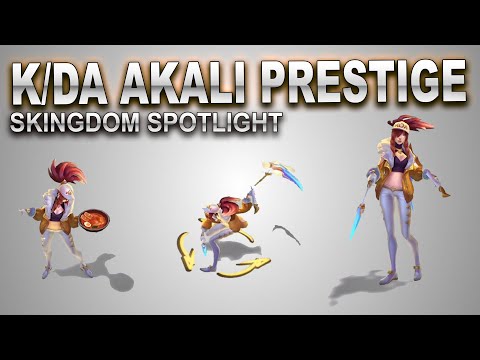 K/DA Akali Prestige Edition Skin Spotlight | SKingdom - League of Legends