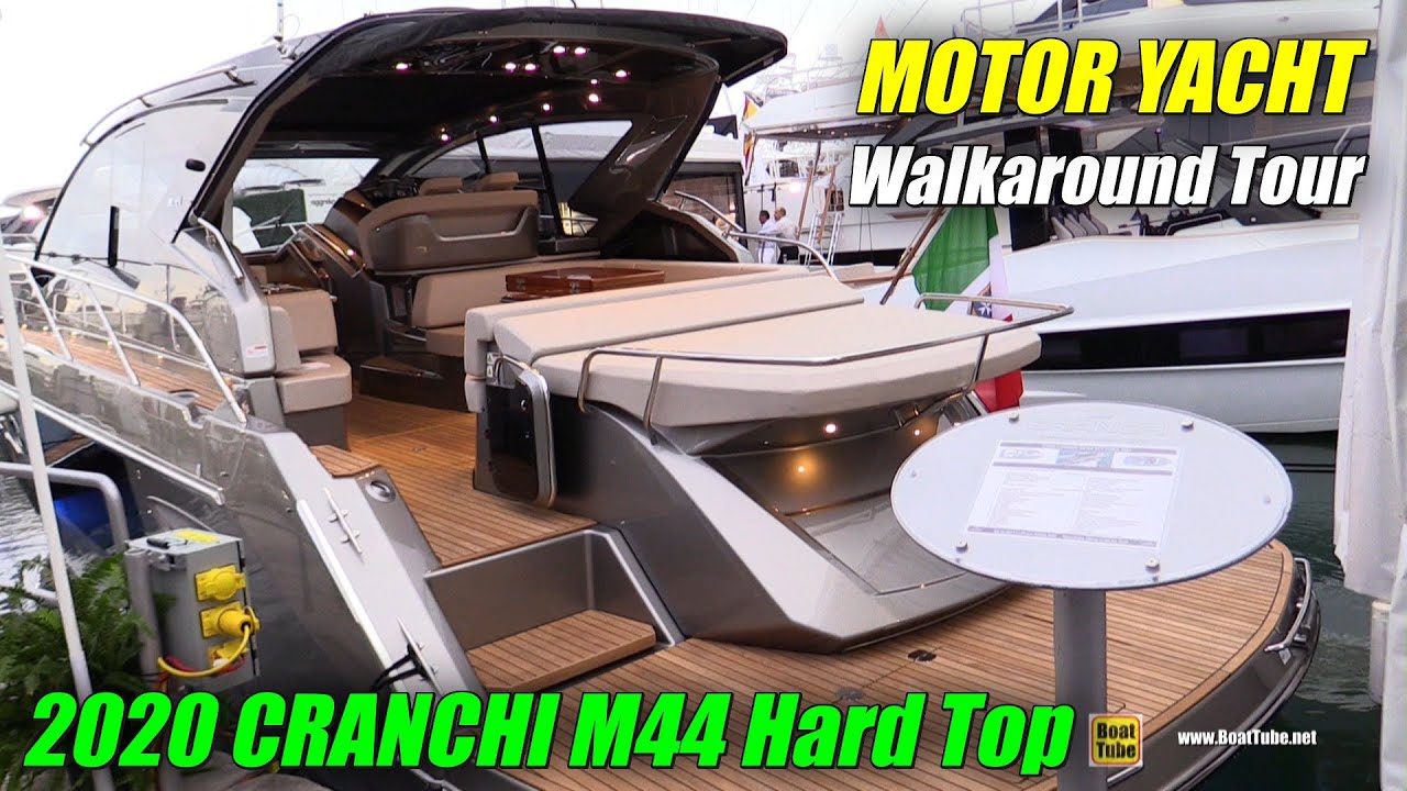 Cranchi M44 Hard Top Yacht - Walkaround Tour - 2020 Miami Yacht Show