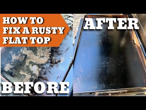 How to Restore a Rusty Flat Top Grill (Rusty...