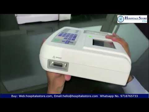 Installation and demonstration of RMS 3 channel ECG Machine, Vesta 301i