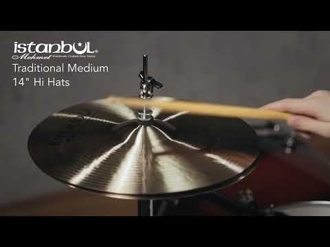 Istanbul Mehmet 14" Traditional Series Medium Hi-Hat Cymbals (Pair)- Traditional image 5