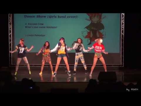 ~AniCon 2013~ ДЕНЬ ПЕРВЫЙ (06.07.2013)  - Raccoon Crew -  4minute - What's your name