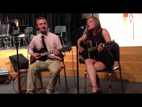 Taylor Briggs and Todd Perry singing Little Talks @ Quabbin Regional High School