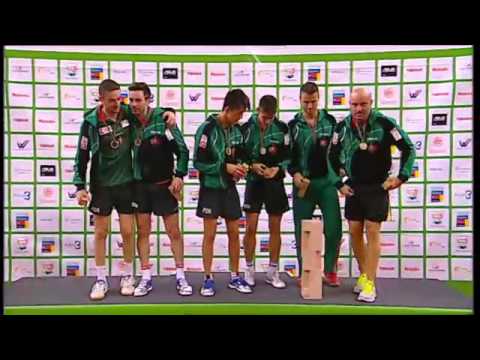 2014 European Championships: Men's Team Award Ceremony