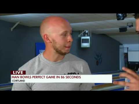Local bowler sets world record by rolling perfect game in 86 seconds