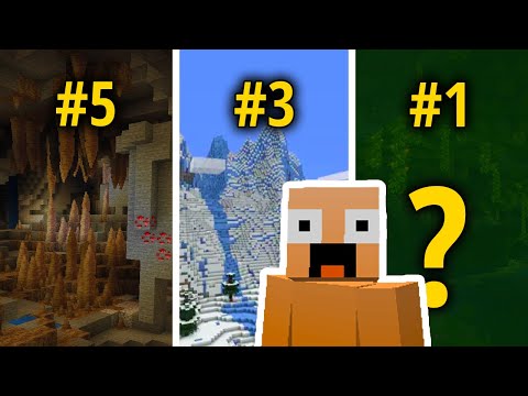 Frogguus - Minecraft 1.18 Caves and Cliffs Update: All New Biomes Ranked!