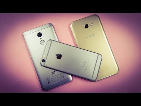 Samsung A7(2017) vs Redmi Note 4 vs iPhone 6 SCREEN COMPARISON | TechTag!