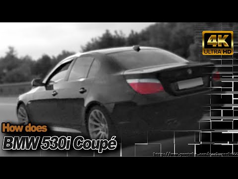 BMW 530i Coupé going wild on the Autobahn - Crazy acceleration duel [4k]