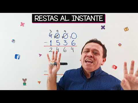 Como restar al instante (¿prestando?) | Truco |