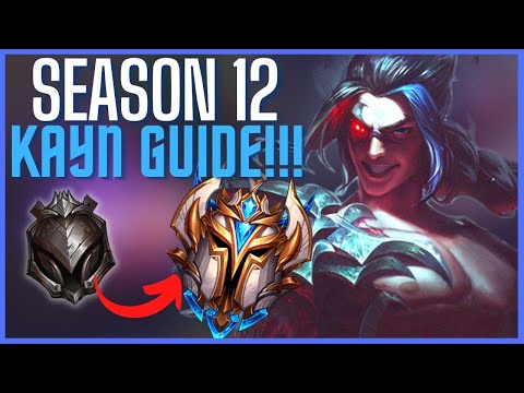 NEW Season 12 CHALLENGER Kayn Guide | PATHING, BUILDS, COMBOS, AND MORE - League of Legends