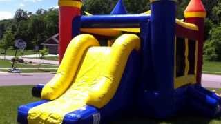 Kid-Zone Inflatables Castle with Jumbo Slide
