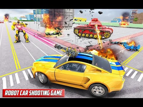 Police Tank Robot Eagle Transform Car war Game