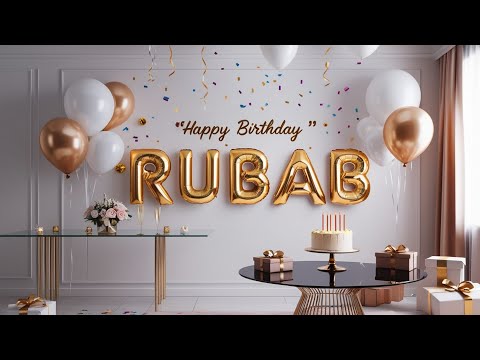 Happy Birthday RUBAB 🎂 | Rubab Name Birthday Song | Happy Birthday Rubab Whatsapp Status