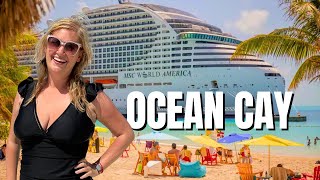 Ocean Cay on MSC World America (+SECRET Speakeasy Bar onboard!!!!)