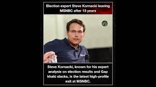 Election expert Steve Kornacki leaving MSNBC after 13 years
