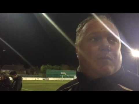 Cambridge City 0 King's Lynn Town 0. Gary Setchell interview