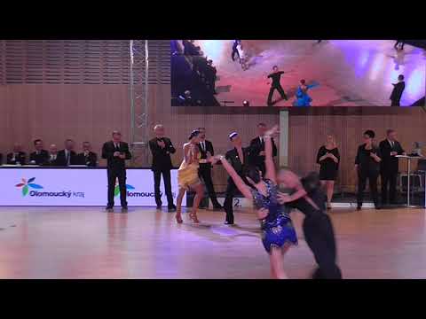 184 David Odstrčil - Tara Bohak /MČR T10 2018/ Kojetín/ Dospělí/ 2.kolo/ Samba