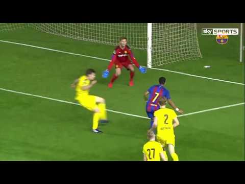 Barcelona Youngster Jordi Mboula Scores outrageous Goal Vs Borussia