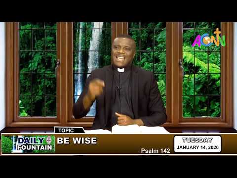 DAILY FOUNTAIN OF JANUARY 14, 2020 - THE REV'D KELECHI METU