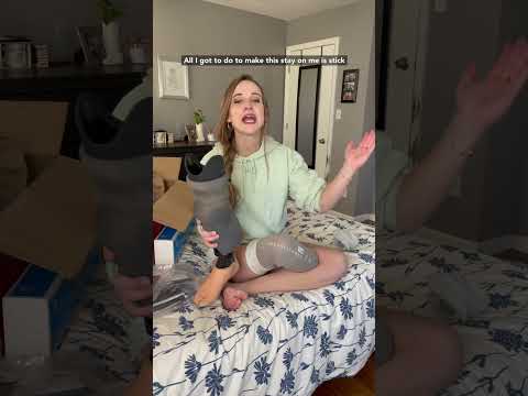 How my prosthetic leg sticks to my stump!
